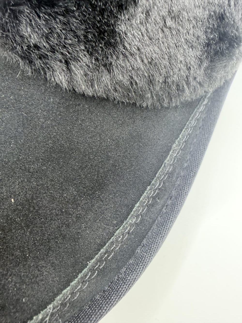Koolaburra by UGG Tizzey Suede Faux Fur Platform Slip-On Black Mules Size 5 NWT - Picture 7 of 9